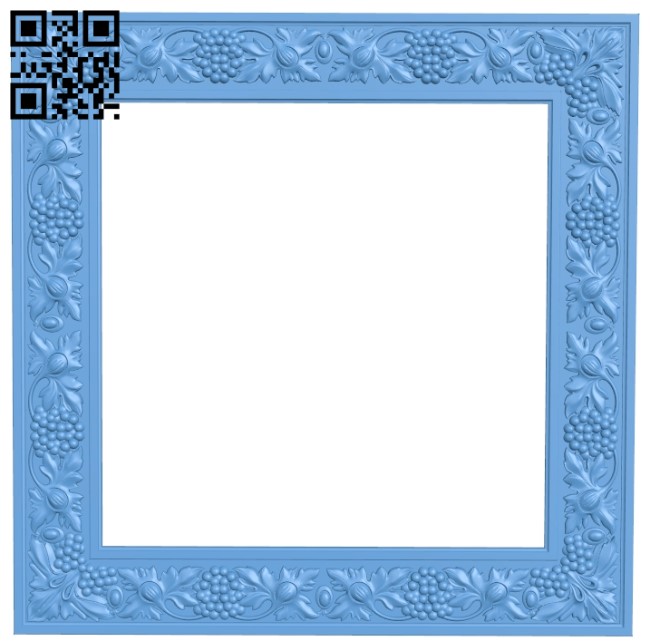 Picture frame or mirror A006575 download free stl files 3d model for CNC wood carving