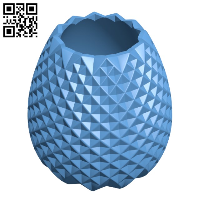 Pineapple Pen Holder H000463 file stl free download 3D Model for CNC and 3d printer