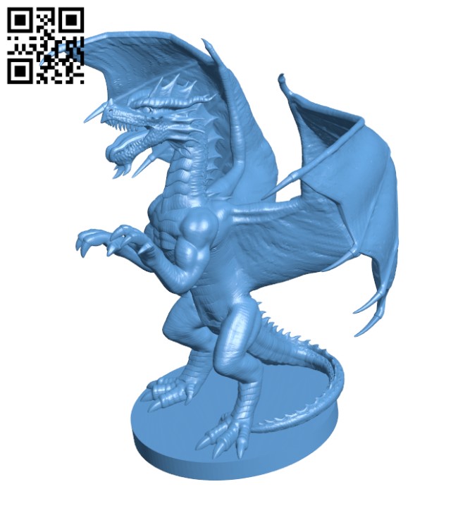 Red Dragon H000290 file stl free download 3D Model for CNC and 3d printer