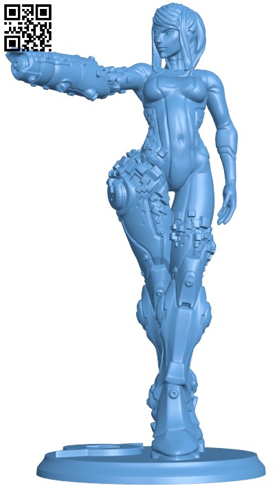 Samus Aran H000155 file stl free download 3D Model for CNC and 3d printer