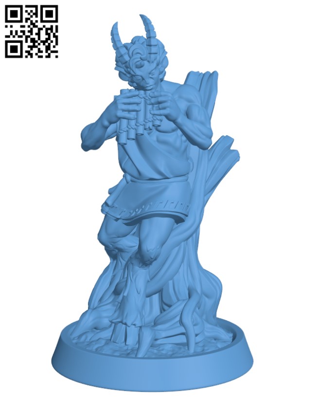 Satyr H000395 file stl free download 3D Model for CNC and 3d printer