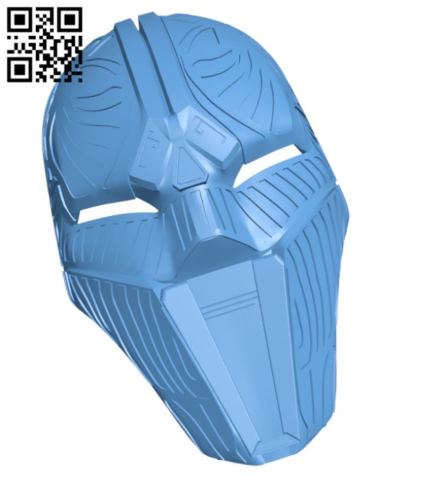 Sith Acolyte Mask - Star Wars H000489 file stl free download 3D Model for CNC and 3d printer