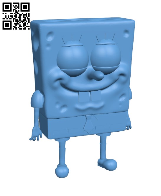 Sponge bob H000076 file stl free download 3D Model for CNC and 3d printer