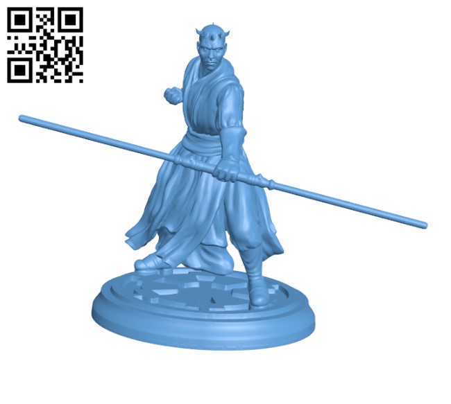 Star Wars - Darth Maul H000491 file stl free download 3D Model for CNC and 3d printer