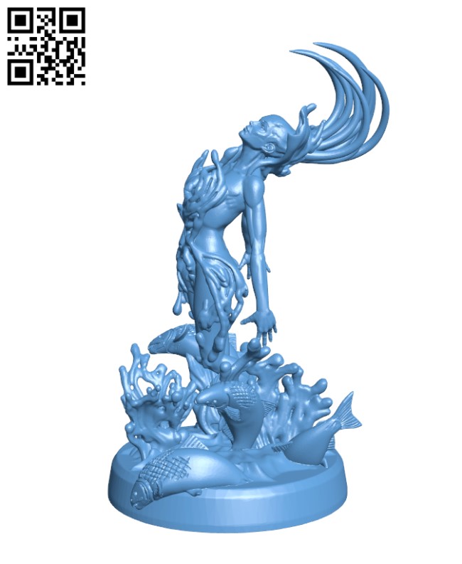 Sypha Water Spirit - Women H000398 file stl free download 3D Model for CNC and 3d printer