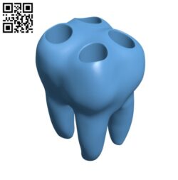 The Big Tooth H000401 file stl free download 3D Model for CNC and 3d printer