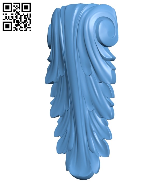 Top of the column A006592 download free stl files 3d model for CNC wood carving