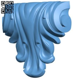 Top of the column A006593 download free stl files 3d model for CNC wood carving