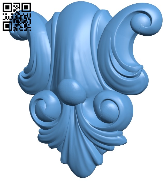 Top of the column A006594 download free stl files 3d model for CNC wood carving