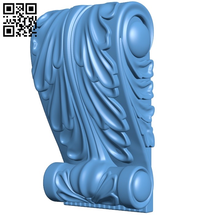 Top of the column A006595 download free stl files 3d model for CNC wood carving