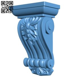 Top of the column A006597 download free stl files 3d model for CNC wood carving