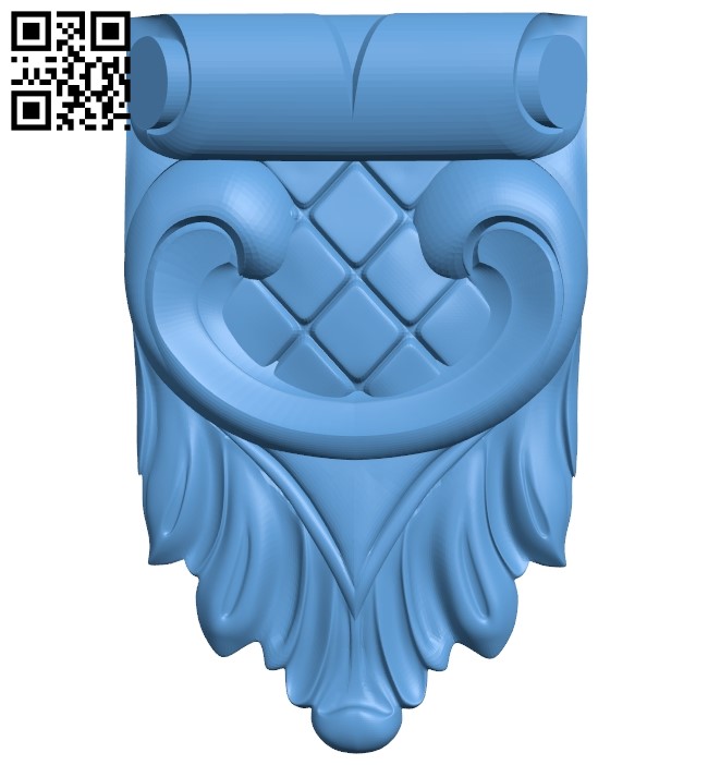 Top of the column A006599 download free stl files 3d model for CNC wood carving