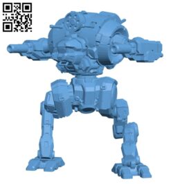 UZL-2S Uziel for Battletech- Robot H000424 file stl free download 3D Model for CNC and 3d printer