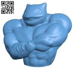 Ultra swole Bulbasaur (Pokemon) H000423 file stl free download 3D Model for CNC and 3d printer