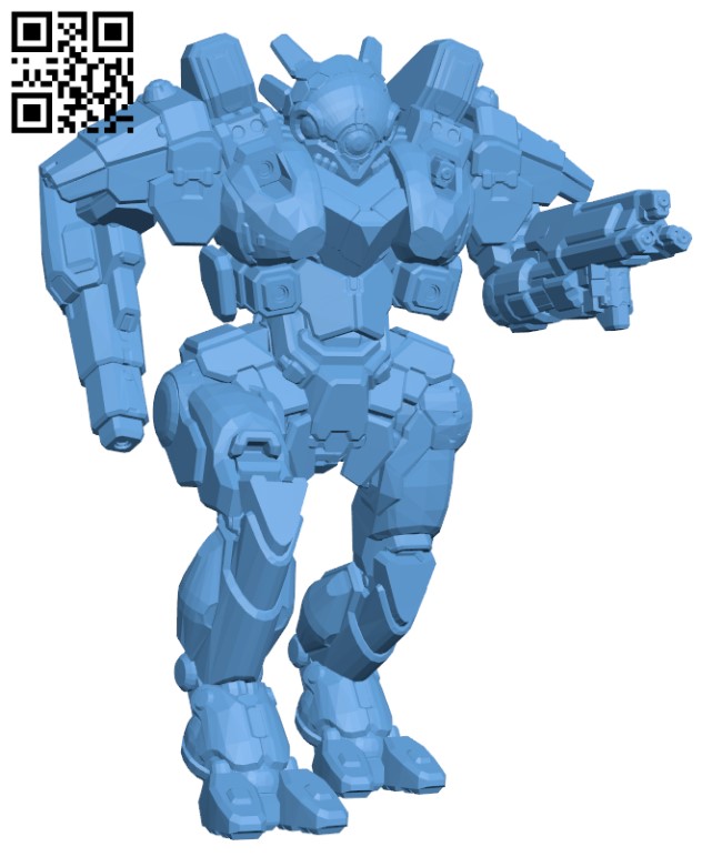 VPE-Zero Vapor Eagle for Battletech - Robot H000425 file stl free download 3D Model for CNC and 3d printer