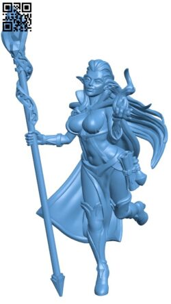 Witch H000091 file stl free download 3D Model for CNC and 3d printer