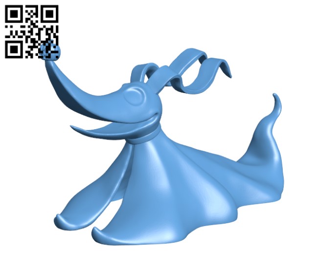 Zero - The Nightmare Before Christma H000405 file stl free download 3D Model for CNC and 3d printer