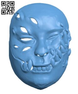 A Heckin’ Spooky Mask H001319 file stl free download 3D Model for CNC and 3d printer