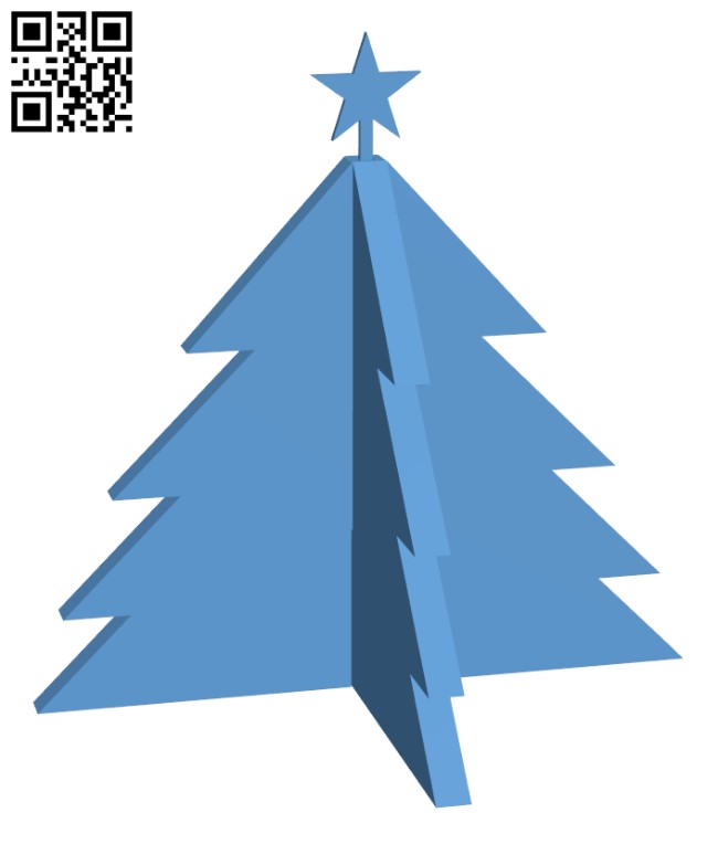 A Mini Christmas Tree H000960 file stl free download 3D Model for CNC and 3d printer