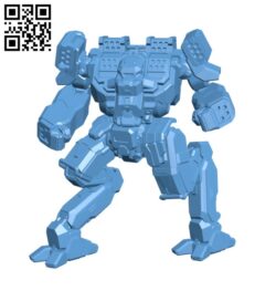ARW-Prime Arctic Wolf for Battletech – Robot H000752 file stl free download 3D Model for CNC and 3d printer