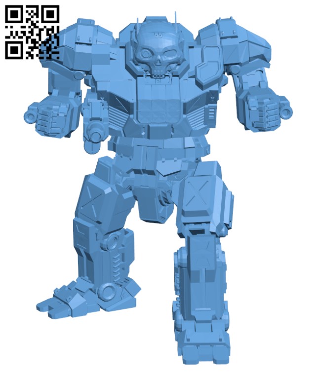 AS7-WGS Atlas (Samsonov) for Battletech - Robot H000606 file stl free download 3D Model for CNC and 3d printer