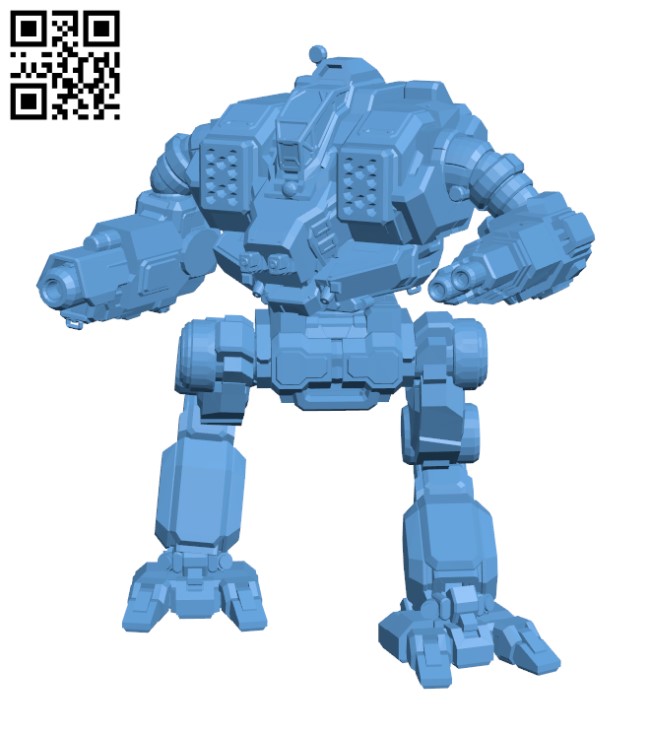 AV1-O Avatar for Battletech - Robot H000722 file stl free download 3D Model for CNC and 3d printer