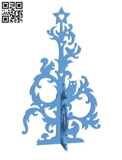 Amazing Christmas Tree H001320 file stl free download 3D Model for CNC and 3d printer