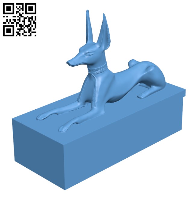 Anubis Shrine H000751 file stl free download 3D Model for CNC and 3d printer