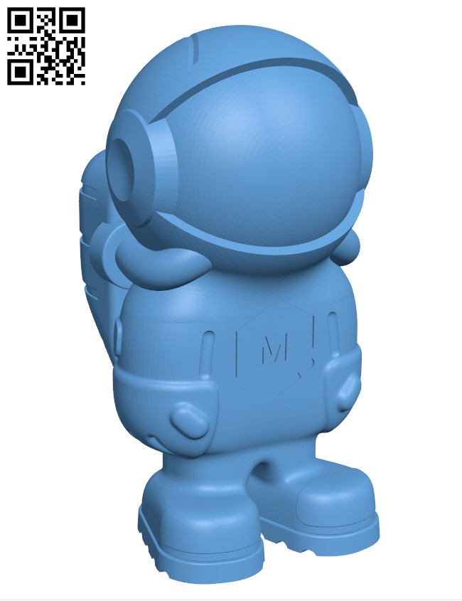 Astronaut phil-a-ment H000812 file stl free download 3D Model for CNC and 3d printer