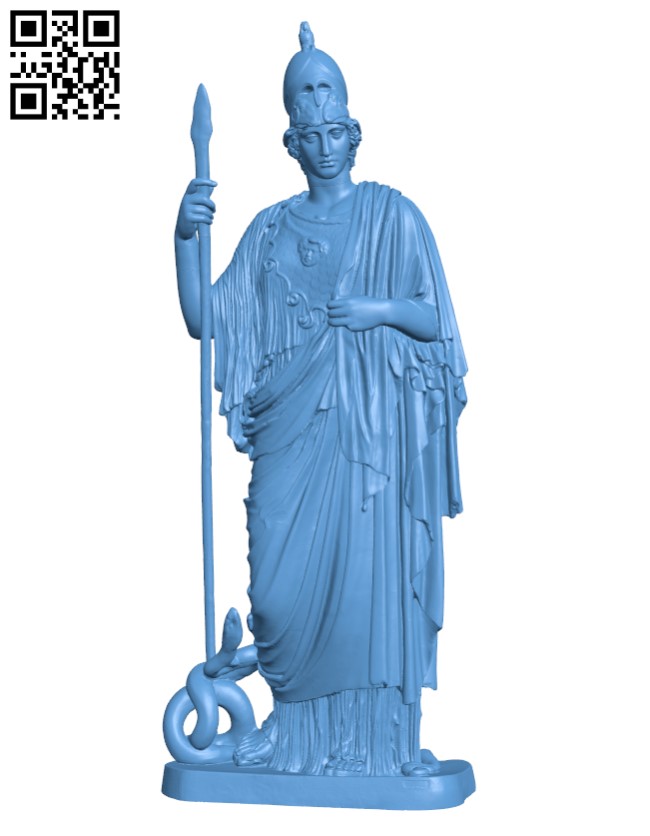 Athena Pallas Giustiniani H000901 file stl free download 3D Model for CNC and 3d printer