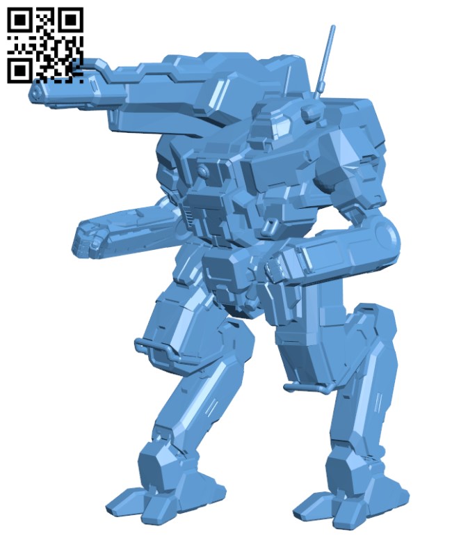 BZK-F3 Hollander BN Edition for Battletech - Robot H000521 file stl free download 3D Model for CNC and 3d printer