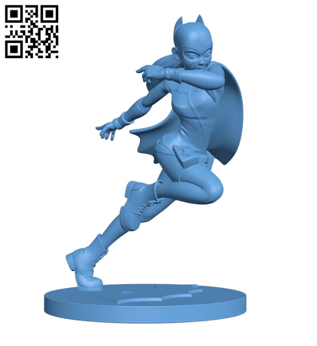 Batgirl H000840 file stl free download 3D Model for CNC and 3d printer