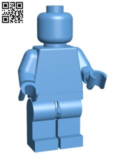 Oversized LEGO Minifigure 3D Printed