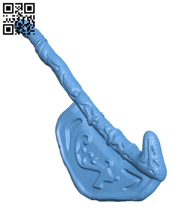 Blitzen - Santa's axe H001324 file stl free download 3D Model for CNC and 3d printer