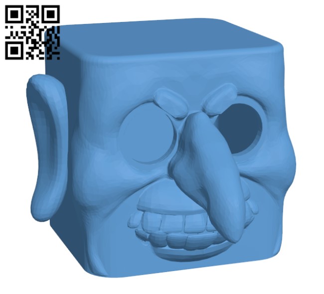 Bob the Biped Halloween Head H001023 file stl free download 3D Model for CNC and 3d printer