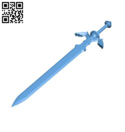 Breath of the Wild Master Sword H000755 file stl free download 3D Model for CNC and 3d printer