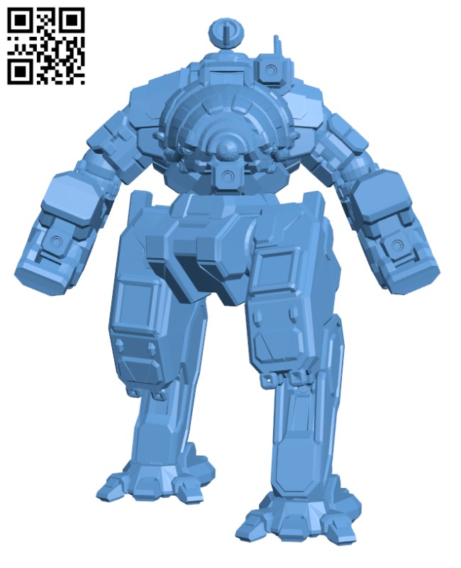 CRB-27 Crab for Battletech - Robot H000583 file stl free download 3D Model for CNC and 3d printer