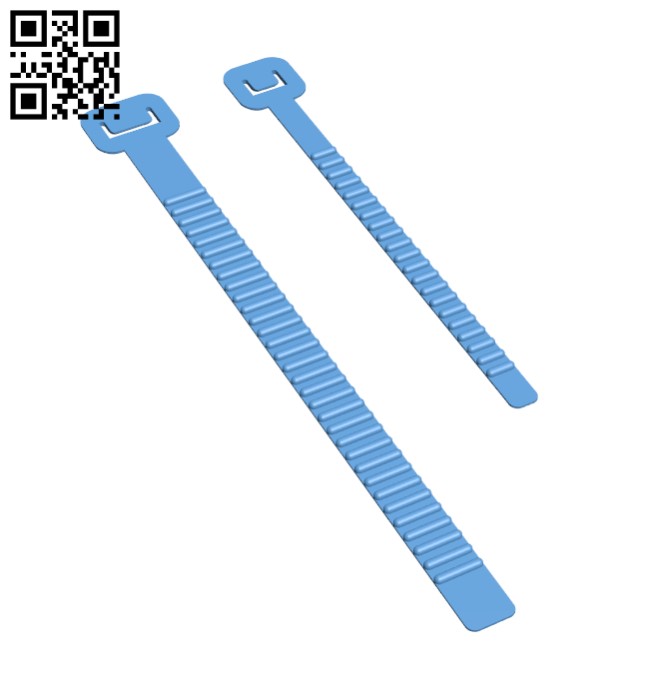 Cable Tie H000844 file stl free download 3D Model for CNC and 3d printer