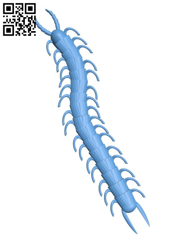 Centipede - Halloween H001203 file stl free download 3D Model for CNC and 3d printer