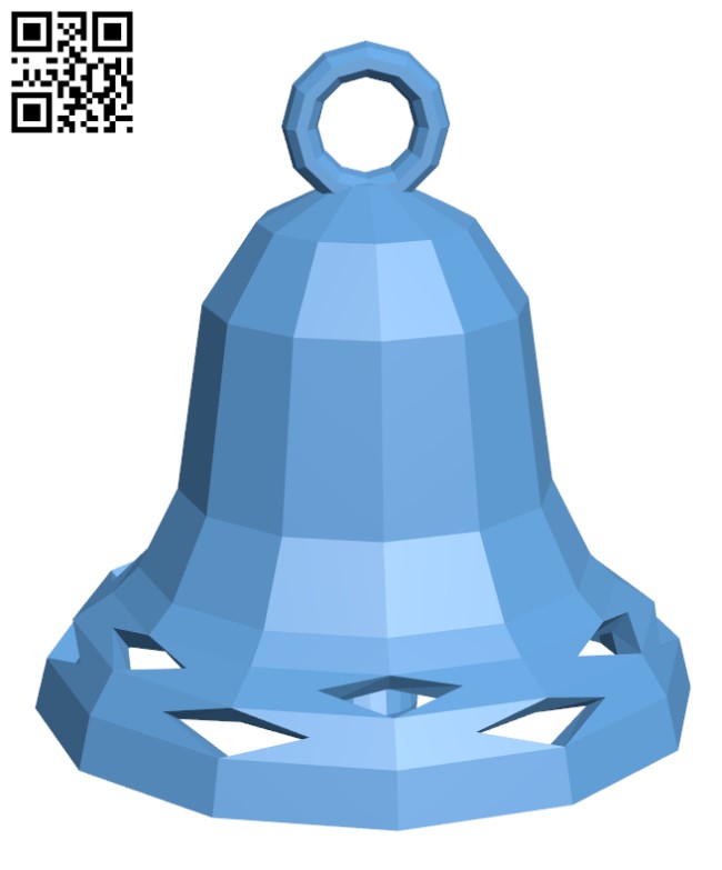 Christmas Bell Bauble H001086 file stl free download 3D Model for CNC and 3d printer