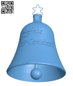 Christmas Bell H001330 file stl free download 3D Model for CNC and 3d printer
