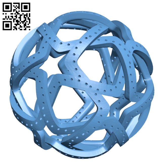 Christmas Decorative Sphere H000965 file stl free download 3D Model for CNC and 3d printer