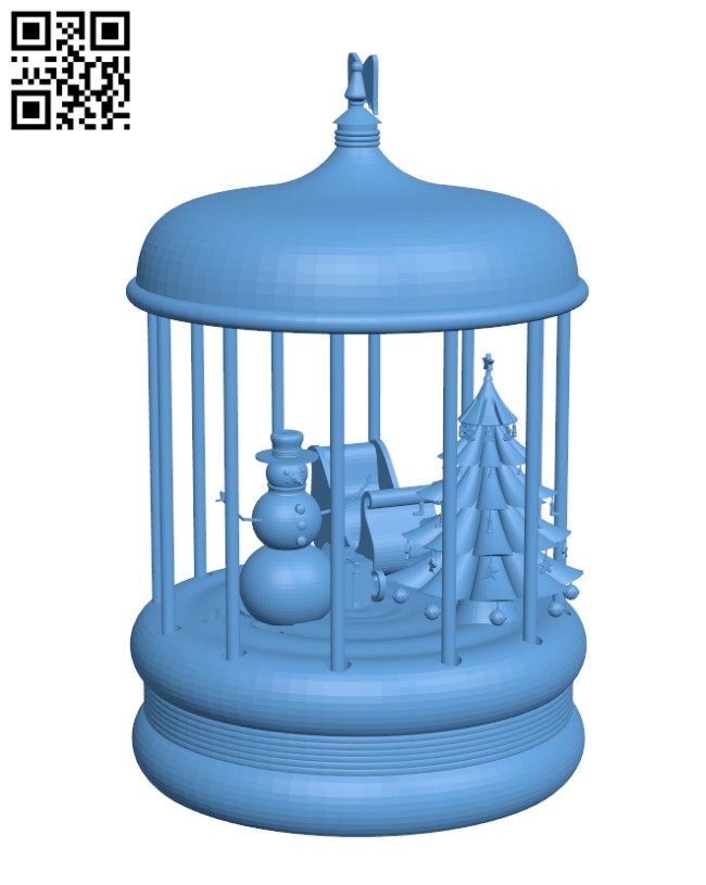 Christmas H001019 file stl free download 3D Model for CNC and 3d printer