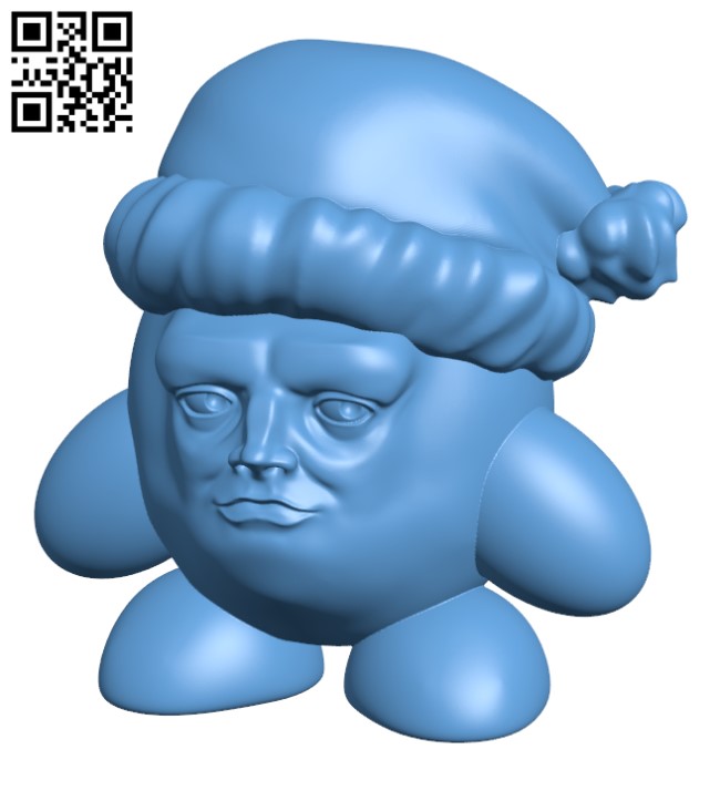 Christmas Kirb H000967 file stl free download 3D Model for CNC and 3d printer