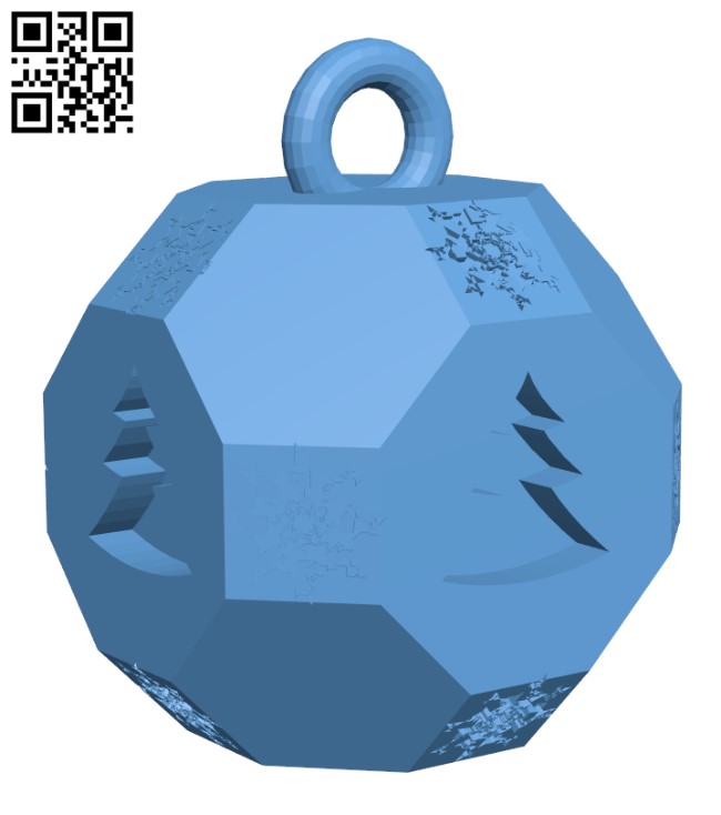 Christmas Ornament H000969 file stl free download 3D Model for CNC and 3d printer