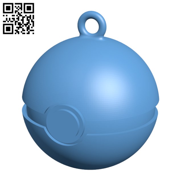 Christmas Pokeball H001269 file stl free download 3D Model for CNC and 3d printer