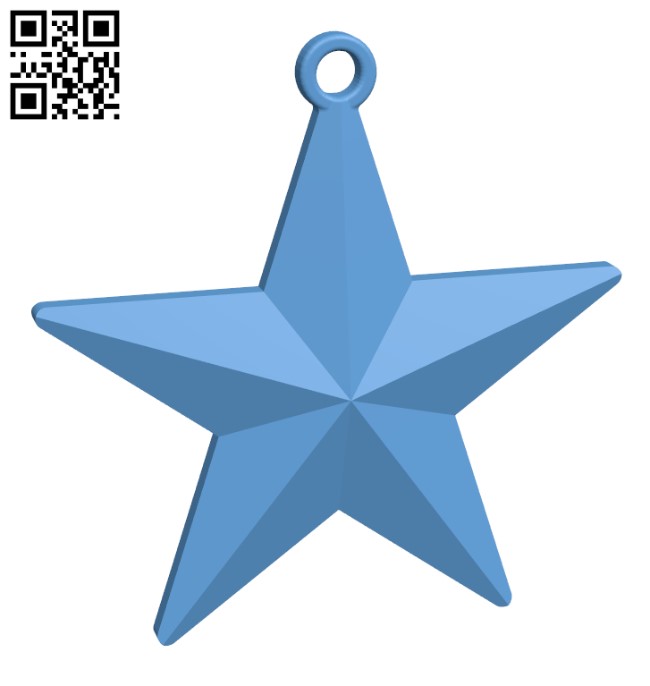 Christmas Tree Star H001036 file stl free download 3D Model for CNC and 3d printer