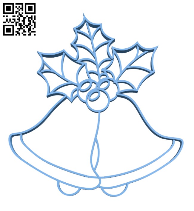 Christmas bells H001087 file stl free download 3D Model for CNC and 3d printer