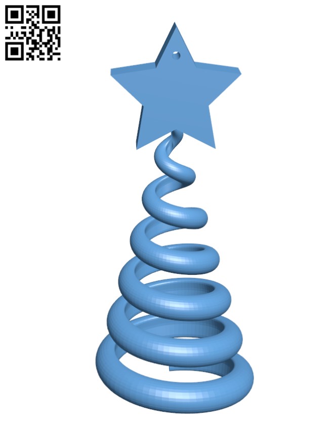 Christmas tree deco H001341 file stl free download 3D Model for CNC and 3d printer
