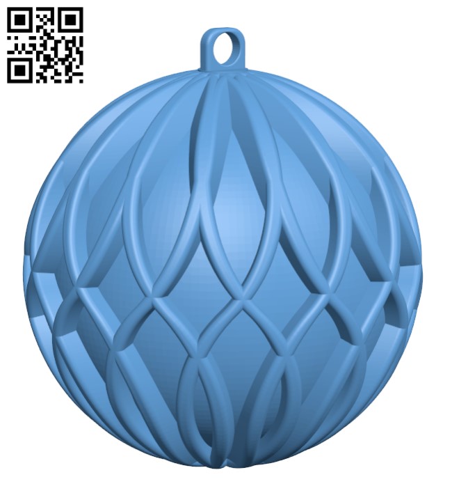 Christmas tree ornament H001035 file stl free download 3D Model for CNC and 3d printer